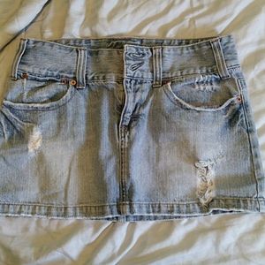 American Eagle mini jean skirt